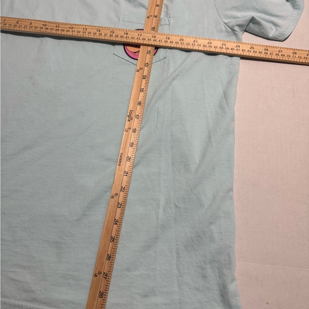 Disney Mickey Mouse Character Tee, Light Blue Pocket T-Shirt, XXL‎ #1005 - Picture 6 of 7